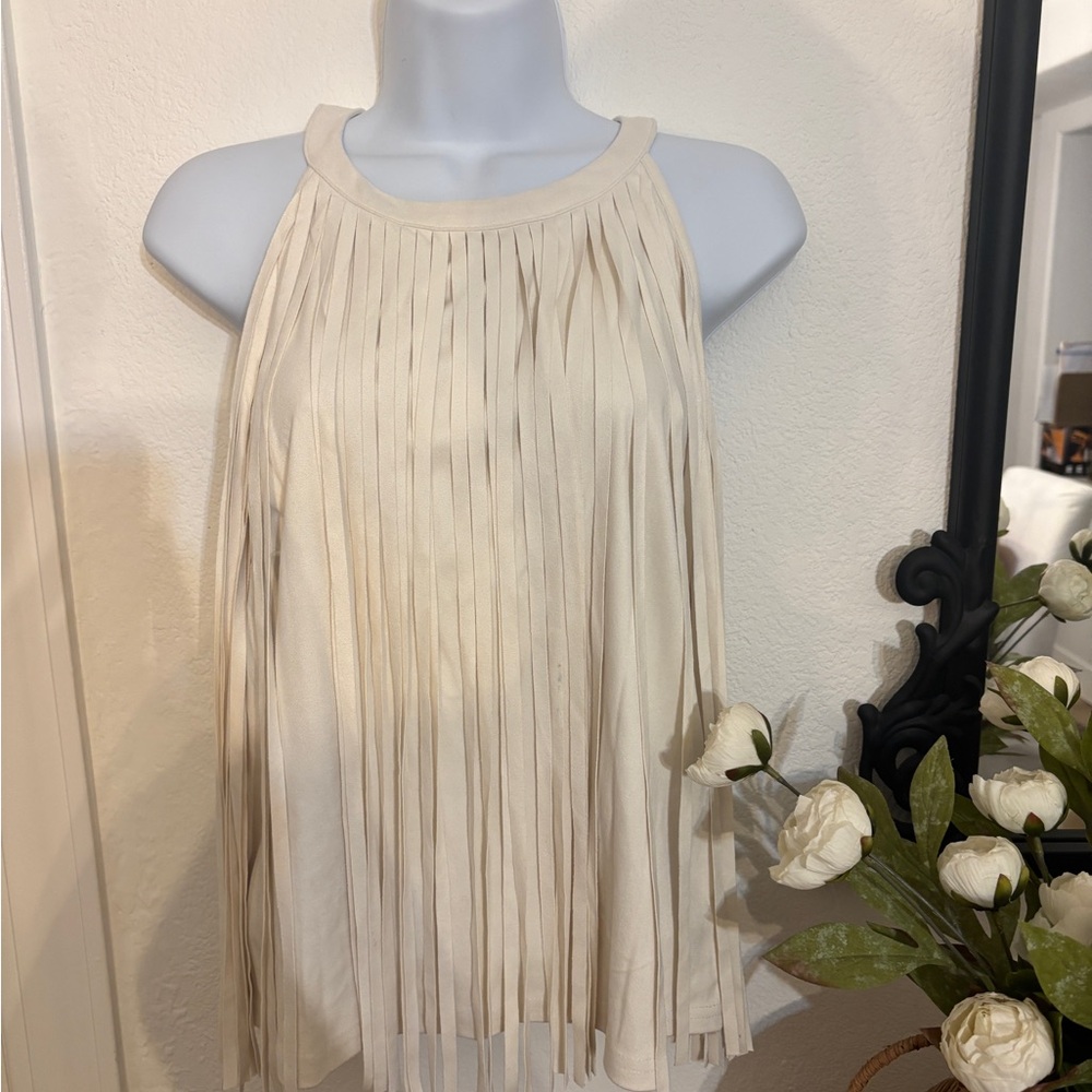 Idyllwind Cream Pleated Women's Blouse